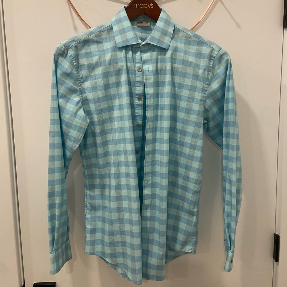 Kenneth Cole Reaction blue dress shirt